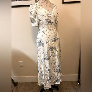 ASTR the label large floral long dress NWT